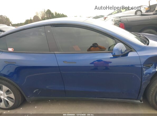 5YJYGDEE1LF015607 2020 TESLA MODEL Y Blue Vista interior trasera