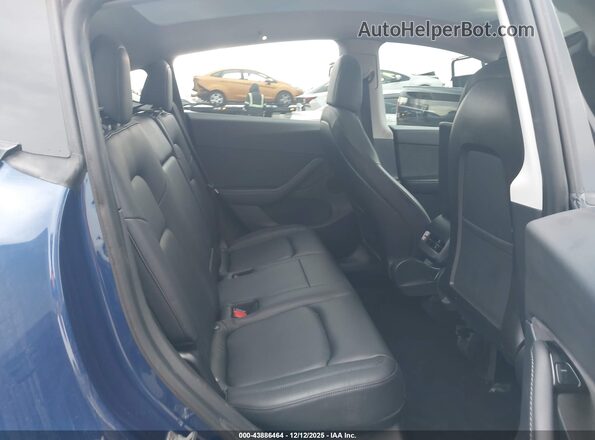 5YJYGDEE1LF015607 2020 TESLA MODEL Y Blue Vista de la etiqueta del VIN