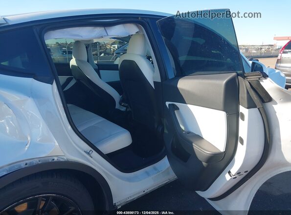 5YJYGDEE1LF035310 2020 TESLA MODEL Y White VIN կոդի պիտակի տեսք