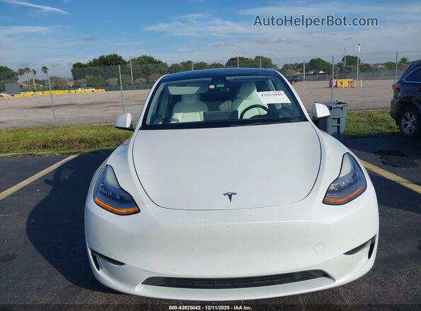 5YJYGDEE1MF089823 2021 TESLA MODEL Y Белый Вид щитка приборов