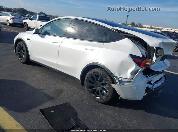 5YJYGDEE1MF089823 2021 TESLA MODEL Y Белый Задняя левая четверть