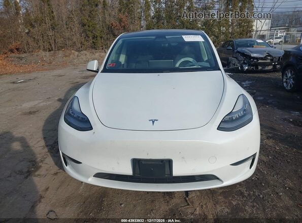 5YJYGDEE3MF076930 2021 TESLA MODEL Y White Սարքավորումների վահանակի տեսք