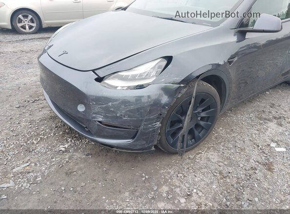 5YJYGDEE3MF255078 2021 TESLA MODEL Y Black Front view