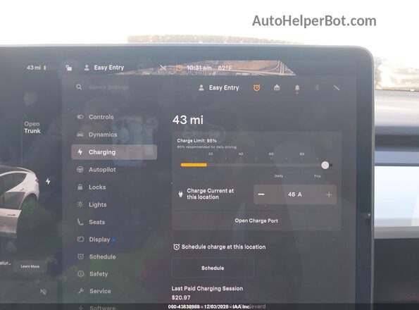 5YJYGDEE4LF056037 2020 TESLA MODEL Y White 