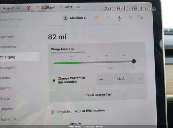 5YJYGDEEXLF025231 2020 TESLA MODEL Y Blue 