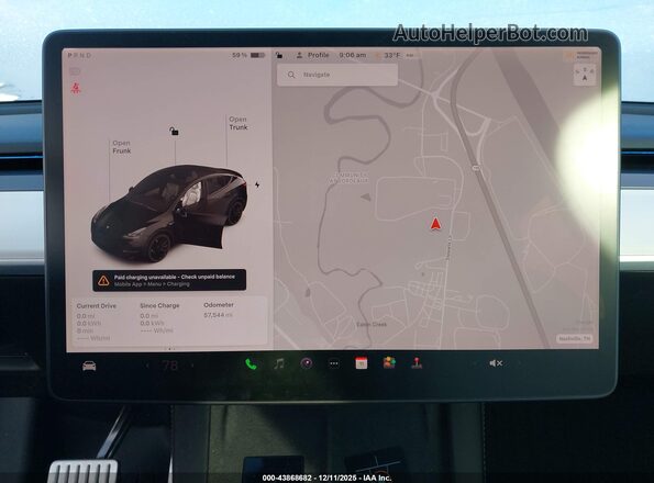 5YJYGDEF2MF201974 2021 TESLA MODEL Y Black 