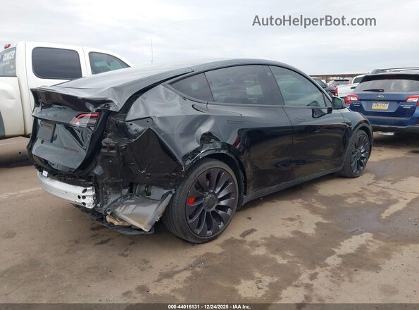 5YJYGDEF5MF266608 2021 TESLA MODEL Y Black Rear right