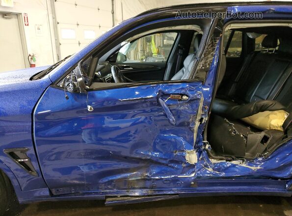 5YM13EC02R9U29340 2024 BMW X3 Синий Вид салона спереди
