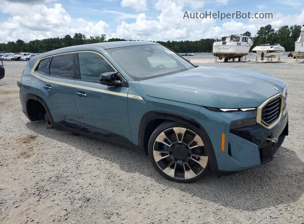 5YM23CS00P9S28365 2023 BMW XM Синий Передняя правая четверть
