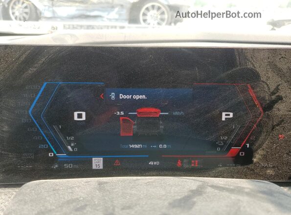 5YM23CS05P9S15319 2023 BMW XM Gray ხელსაწყოთა პანელის ხედი