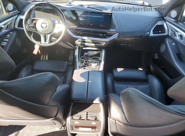 5YM23CS06P9S31545 2023 BMW XM Black Առջևի վահանակի տեսք