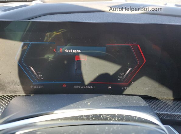 5YM23CS06P9S31545 2023 BMW XM Black Սարքավորումների վահանակի տեսք