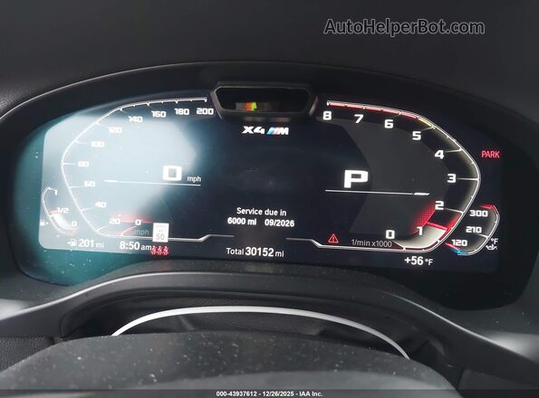 5YM23EC06N9N25759 2022 BMW X4 Gray უკანა სავარძლების ხედი