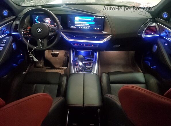 5YM33CS04R9W91052 2024 BMW XM Gray Вид панелі приладів