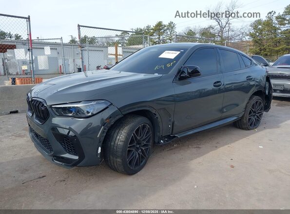 5YMCY0C03N9M85892 2022 BMW X6 M Серый Передняя левая четверть