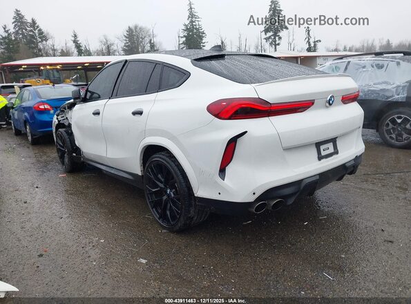 5YMCY0C0XM9E11547 2021 BMW X6 M White Հետևի ձախ