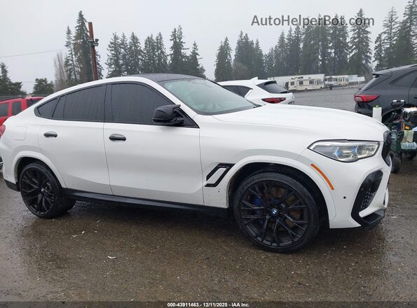 5YMCY0C0XM9E11547 2021 BMW X6 M White Սալոնի 360 աստիճան տեսք