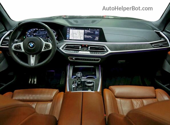 5UXCX6C0XN9M90214 2022 BMW X7 Green Սարքավորումների վահանակի տեսք