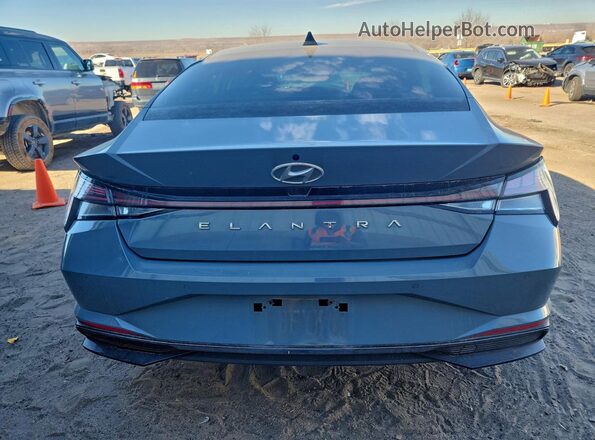 KMHLN4AJ1NU022498 2022 HYUNDAI ELANTRA Gray წინა სალონის ხედი