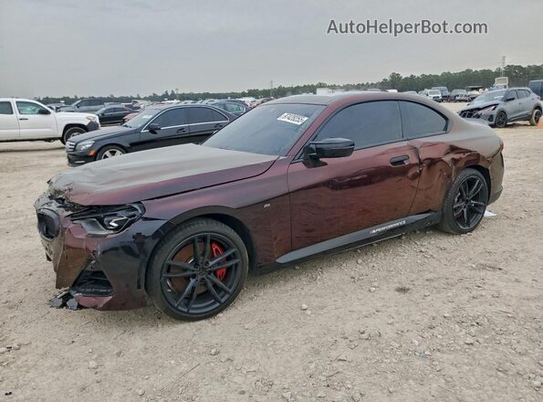 3MW53CM01P8D12219 2023 BMW M2 Purple Trasero izquierdo