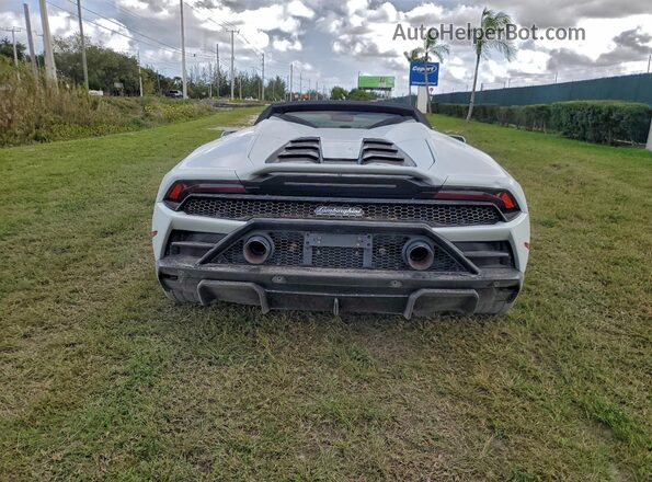 ZHWUT5ZF7MLA15963 2021 LAMBORGHINI HURACAN Белый Вид салона спереди