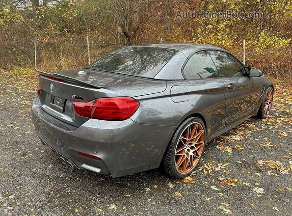 WBS3U9C54HP970975 2017 BMW M4 Gray უკანა მარჯვენა