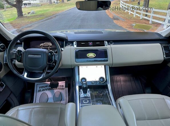 SALWR2RY3LA717262 2020 LAND ROVER RANGE Gray Вид задніх сидінь