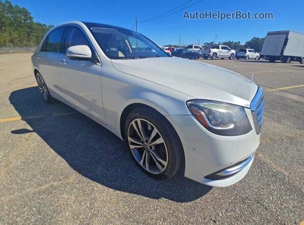 WDDUG8DB7JA376414 2018 MERCEDES-BENZ S White უკანა მარჯვენა