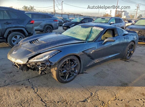 1G1YA2D73K5121218 2019 CHEVROLET CORVETTE Gray Tył lewy