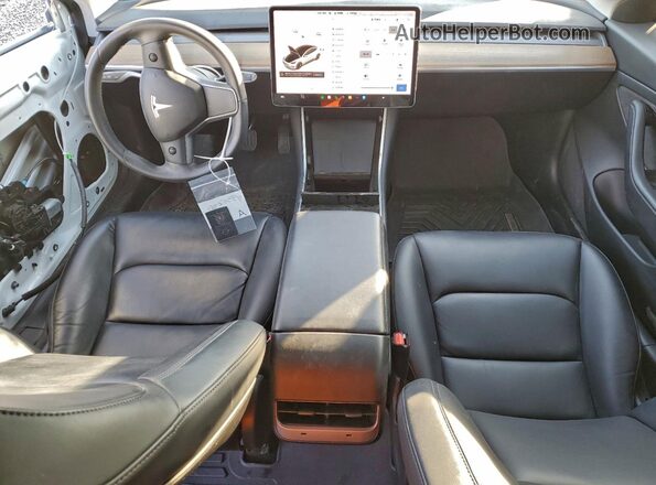 5YJ3E1EAXLF744927 2020 TESLA MODEL White Սարքավորումների վահանակի տեսք