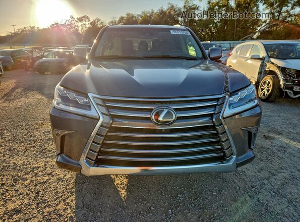 JTJDY7AX1L4316872 2020 LEXUS LX Gray უკანა ხედი