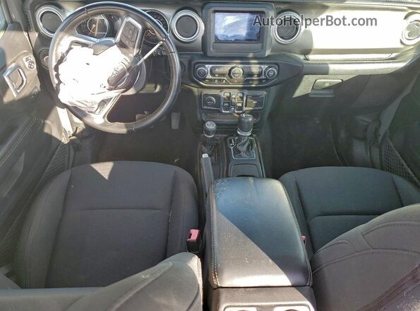 1C4HJXEM9LW339572 2020 JEEP WRANGLER Gray Вид щитка приладів