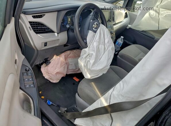 5TDZZ3DC0LS087449 2020 TOYOTA SIENNA Черный Вид щитка приборов