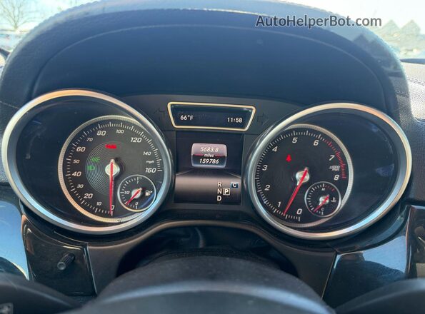4JGDF6EE1HA866637 2017 MERCEDES-BENZ GLS-CLASS Charcoal Vista del cuadro de instrumentos