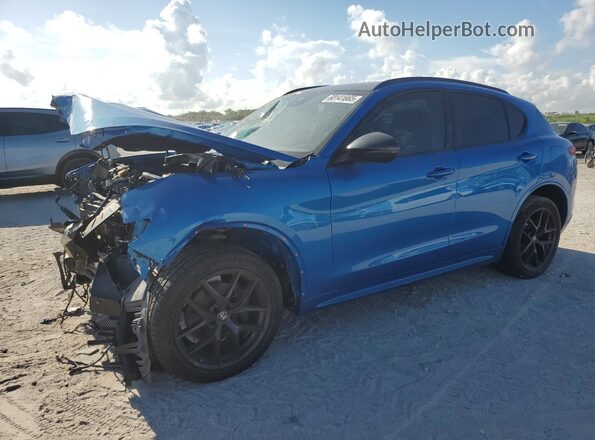 ZASPAKAN3L7C76581 2020 ALFA ROMEO STELVIO Blue Tył lewy