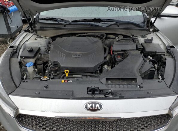 KNALC4J17J5104716 2018 KIA CADENZA Серебряный Вид подкапотного пространства