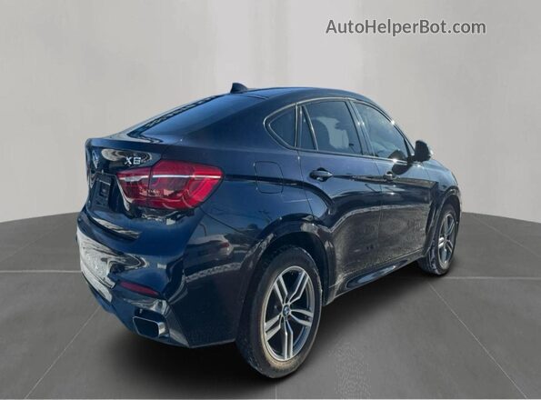 5UXKU2C55J0X49862 2018 BMW X6 Black Դիմացի տեսք