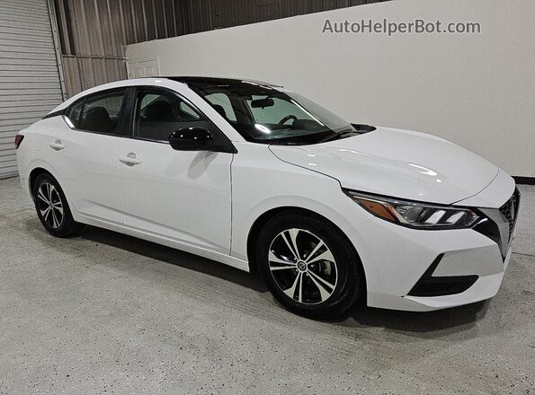 3N1AB8CV9NY245058 2022 NISSAN SENTRA White Przód prawy