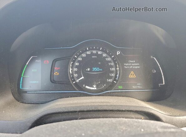 KMHC75LC2HU020827 2017 HYUNDAI IONIQ Silver 