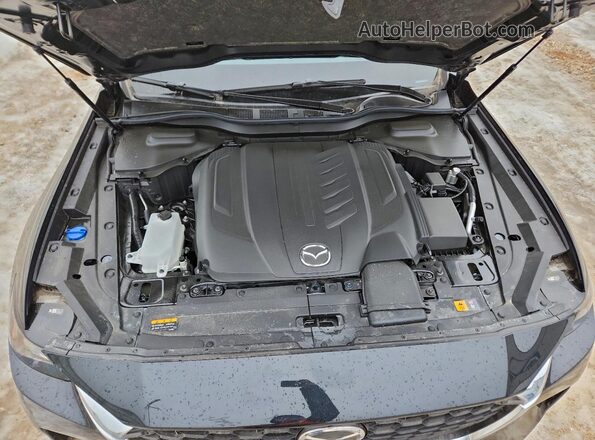 JM3KKAHD0T1352677 2026 MAZDA CX-90 Black Widok naklejki z numerem VIN