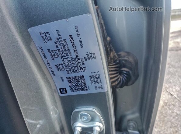 1GCPTDEK5R1284899 2024 CHEVROLET COLORADO Charcoal VIN կոդի պիտակի տեսք