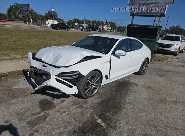 KMTG34SCXSU155995 2025 GENESIS G70 White Trasero derecho