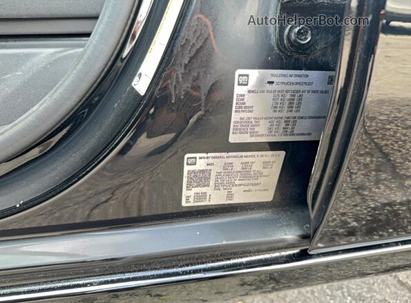 3GTPUCEK0PG275307 2023 GMC SIERRA Black 