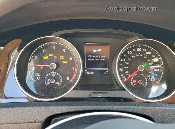 3VWC17AU4GM513731 2016 VOLKSWAGEN GOLF Серый Вид задней части салона