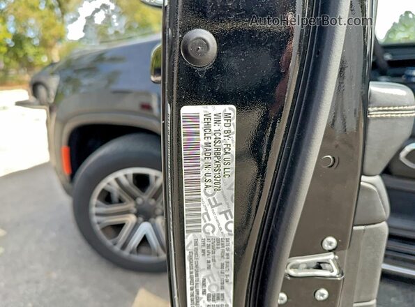 1C4SJRBPXRS137078 2024 JEEP WAGONEER Black Вид задньої частини салону