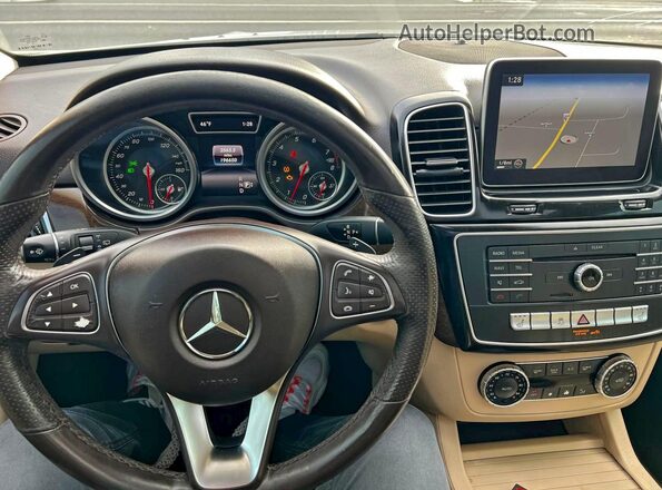 4JGDA5JB5GA662314 2016 MERCEDES-BENZ GLE White წინა პანელის ხედი
