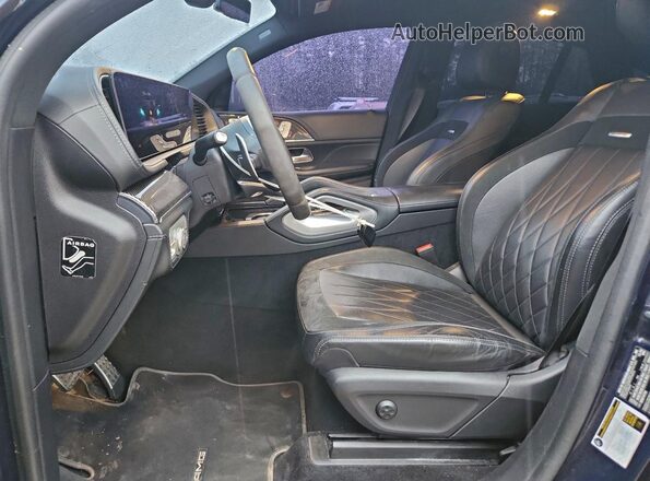 4JGFD6BB1MA391638 2021 MERCEDES-BENZ GLE-CLASS Blue Dashboard view
