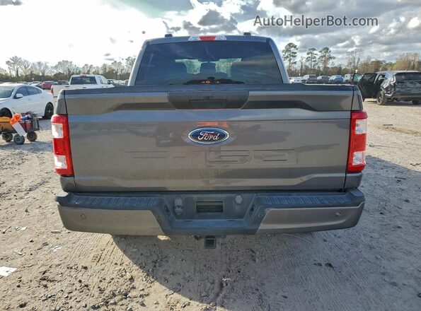 1FTEW1CP8NKD38390 2022 FORD F150 Серый Вид салона спереди