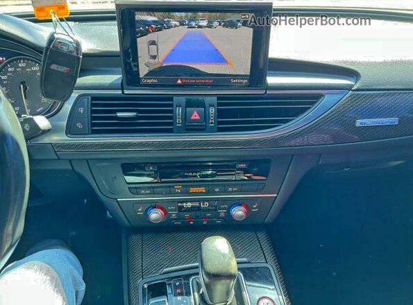 WAUFFAFC6JN000859 2018 AUDI S6 Black უკანა სავარძლების ხედი