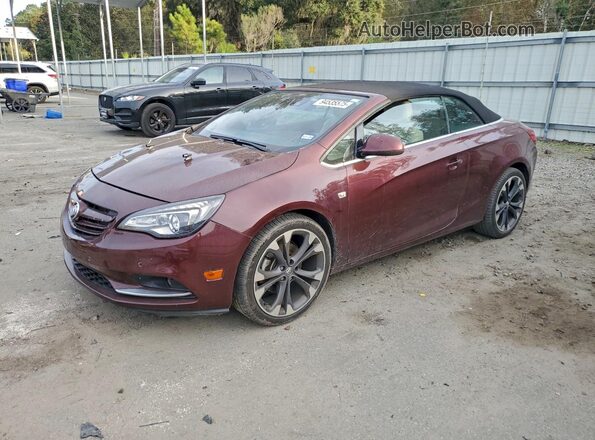 W04WH3N58JG032934 2018 BUICK CASCADA Burgundy უკანა მარცხენა